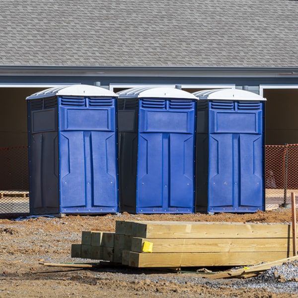 how do you ensure the portable restrooms are secure and safe from vandalism during an event in Amherst Junction WI